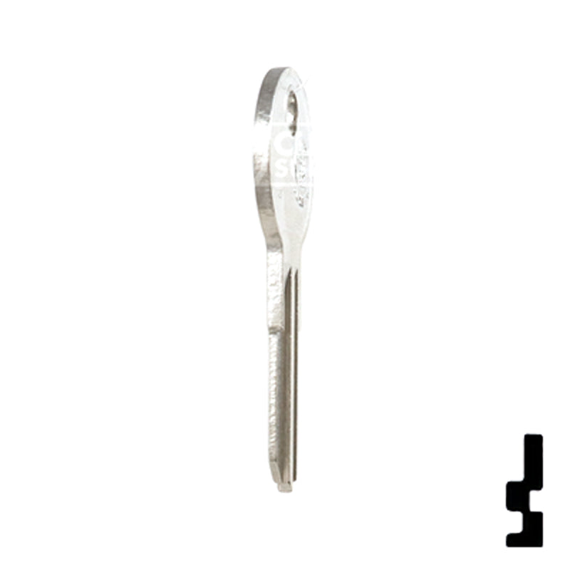 Uncut Key Blank | Chicago | CHI-12, 1041TR RV-Motorhome Key JMA USA