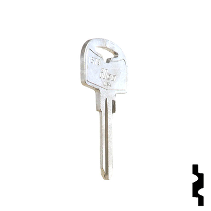 Uncut Key Blank | Cole Hersee | 1679 RV-Motorhome Key Ilco