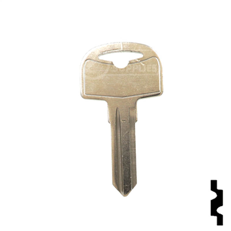 Uncut Key Blank | Cole Hersee | 1679 RV-Motorhome Key Ilco