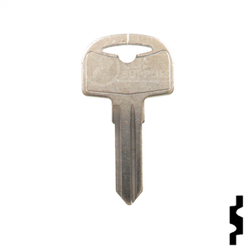 Uncut Key Blank | Cole Hersee | 1679R RV-Motorhome Key Ilco
