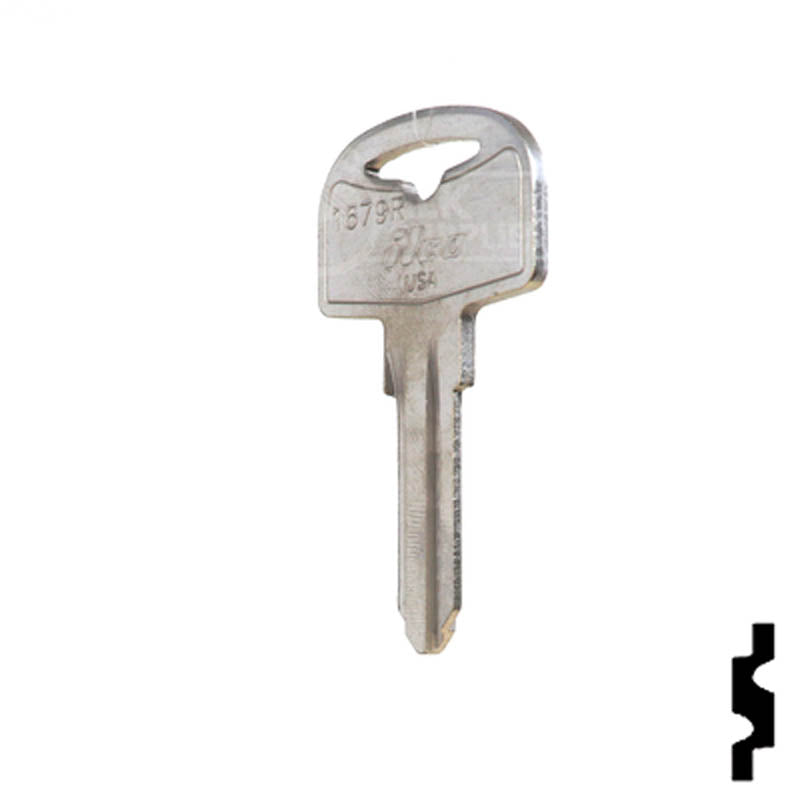 Uncut Key Blank | Cole Hersee | 1679R RV-Motorhome Key Ilco
