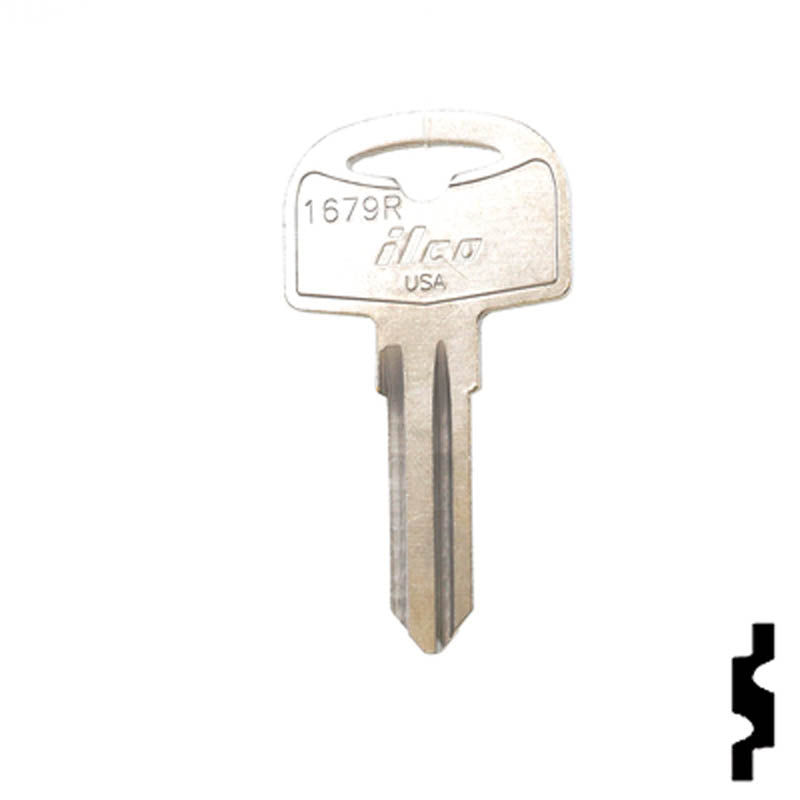 Uncut Key Blank | Cole Hersee | 1679R RV-Motorhome Key Ilco