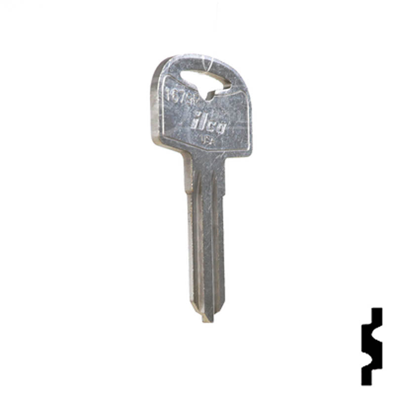 Uncut Key Blank | Cole Hersee | 1679R RV-Motorhome Key Ilco