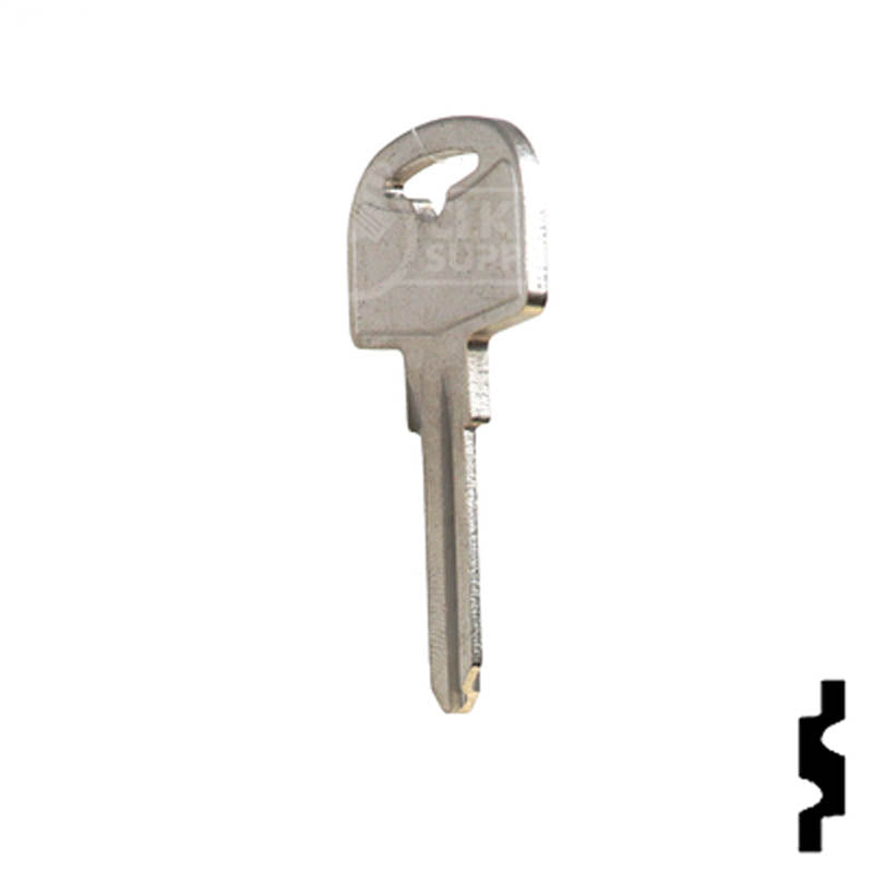 Uncut Key Blank | Cole Hersee | 1679R RV-Motorhome Key Ilco