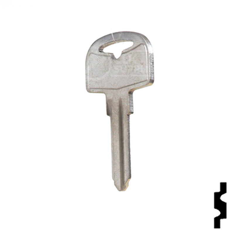 Uncut Key Blank | Cole Hersee | 1679R RV-Motorhome Key Ilco