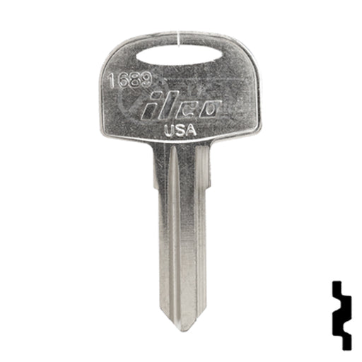 Uncut Key Blank | Cole Hersee | 1689 RV-Motorhome Key Ilco