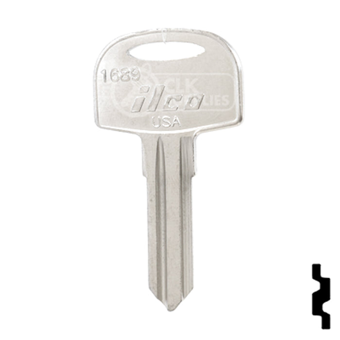 Uncut Key Blank | Cole Hersee | 1689 RV-Motorhome Key Ilco