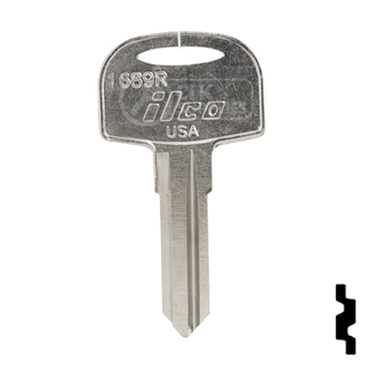 Uncut Key Blank | Cole Hersee | 1689R RV-Motorhome Key Ilco