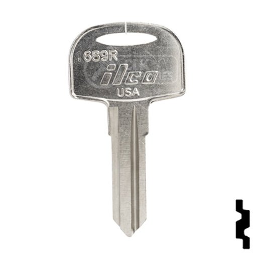 Uncut Key Blank | Cole Hersee | 1689R RV-Motorhome Key Ilco