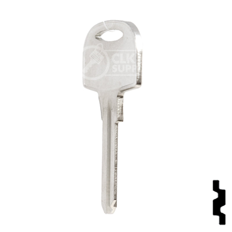 Uncut Key Blank | Cole Hersee | 1689R RV-Motorhome Key Ilco