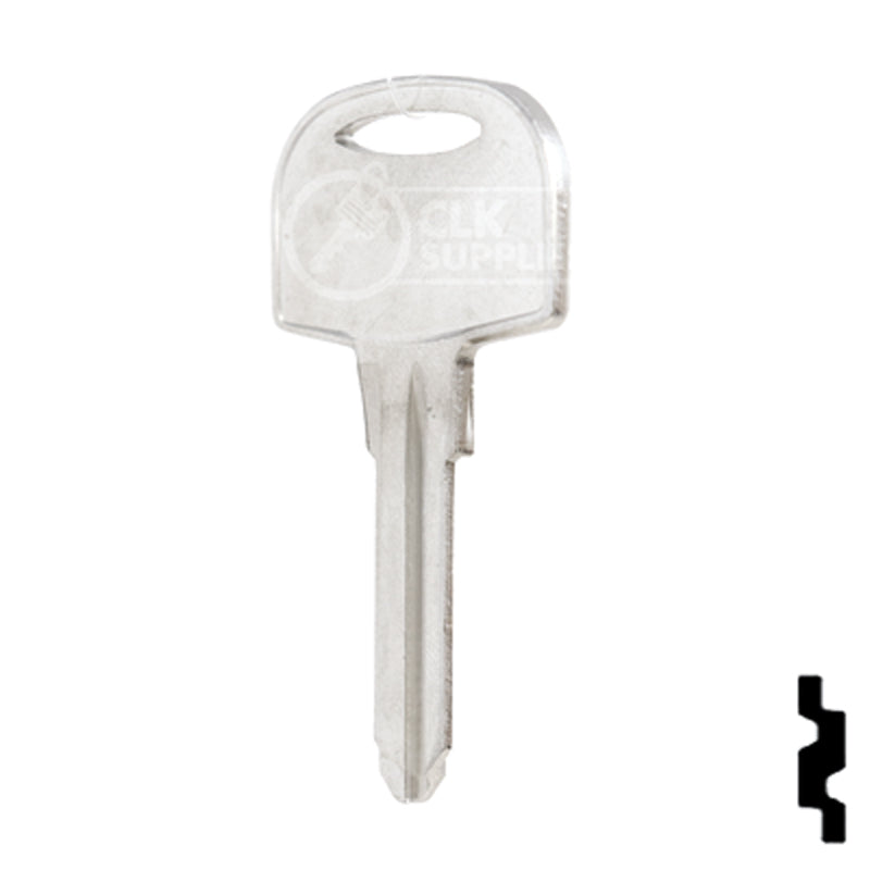Uncut Key Blank | Cole Hersee | 1689R RV-Motorhome Key Ilco