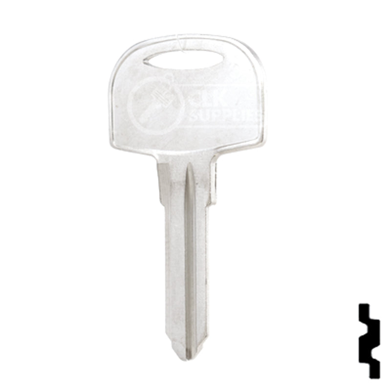 Uncut Key Blank | Cole Hersee | 1689R RV-Motorhome Key Ilco