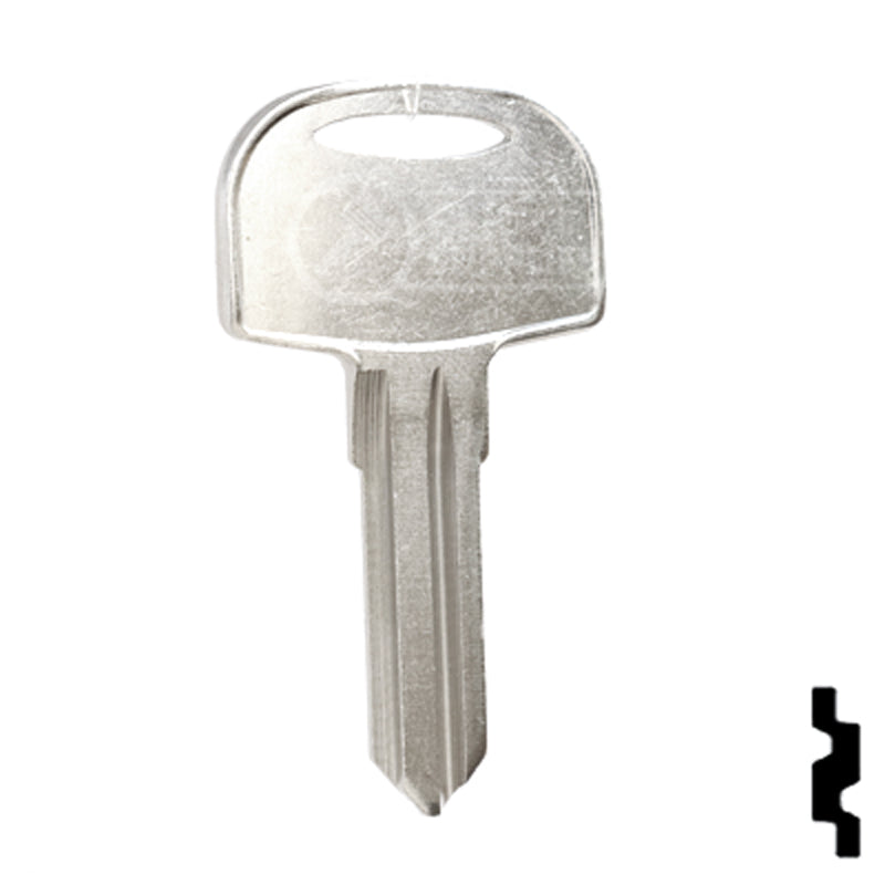 Uncut Key Blank | Cole Hersee | 1689R RV-Motorhome Key Ilco