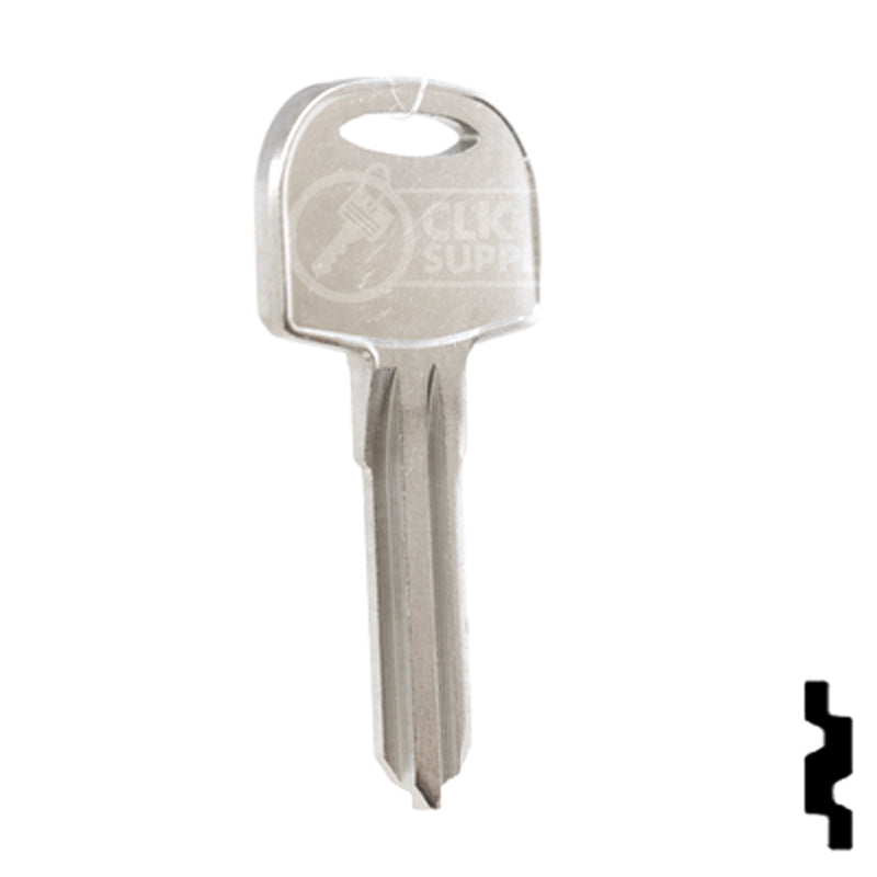 Uncut Key Blank | Cole Hersee | 1689R RV-Motorhome Key Ilco