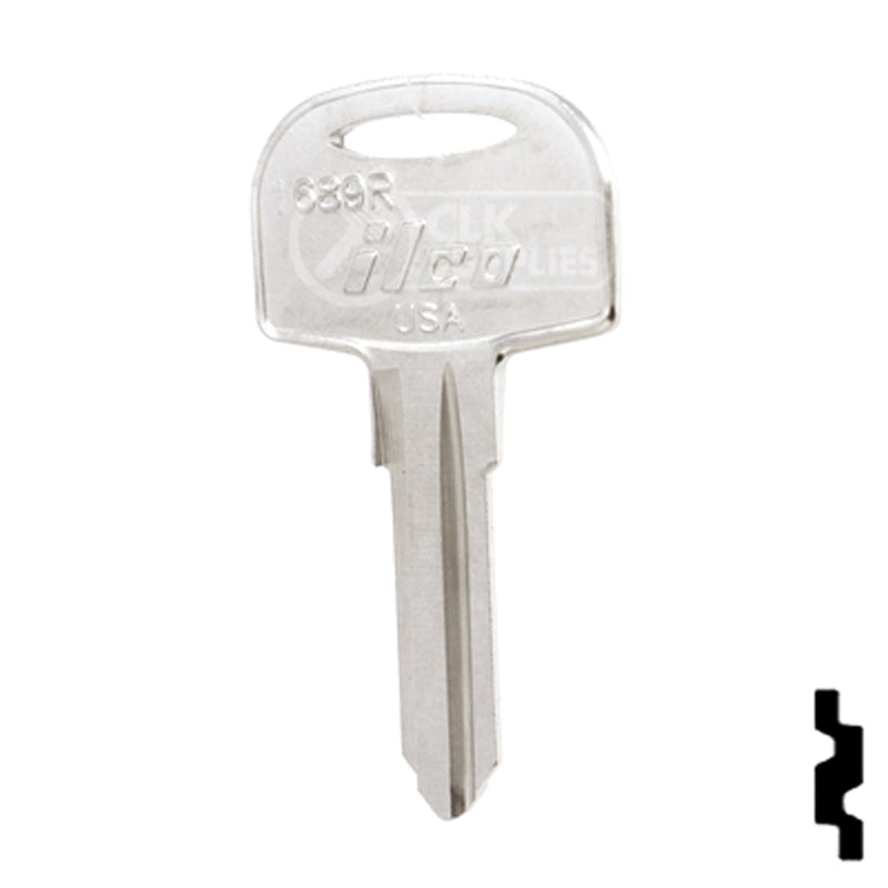 Uncut Key Blank | Cole Hersee | 1689R RV-Motorhome Key Ilco