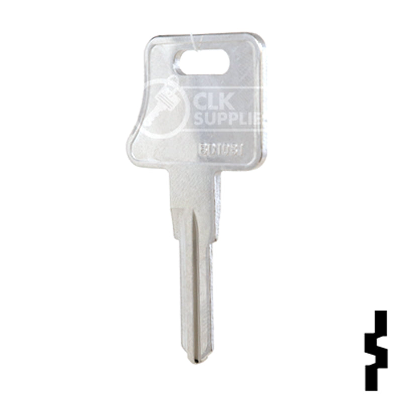 Uncut Key Blank | Fastec, FIC | BD1081 RV-Motorhome Key Framon Manufacturing Company, Inc