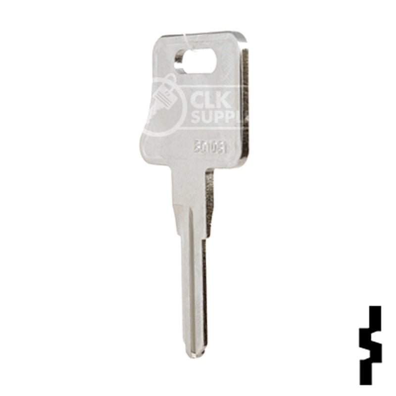 Uncut Key Blank | Fastec, FIC | BD1081 RV-Motorhome Key Framon Manufacturing Company, Inc