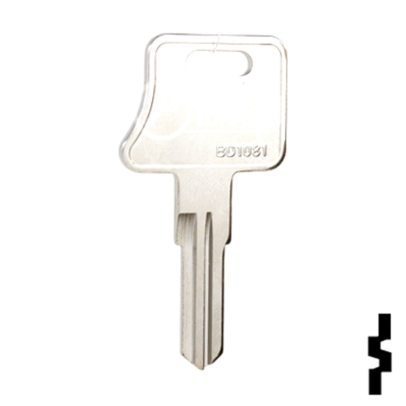 Uncut Key Blank | Fastec, FIC | BD1081 RV-Motorhome Key Framon Manufacturing Company, Inc