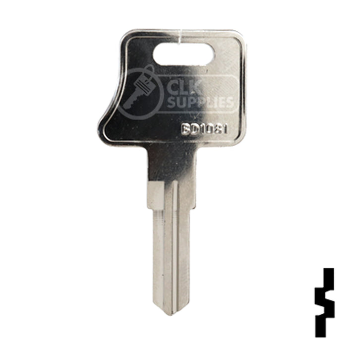 Uncut Key Blank | Fastec, FIC | BD1081 RV-Motorhome Key Framon Manufacturing Company, Inc