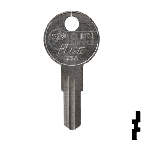 Uncut Key Blank | Larson Doors | 1639, LD1