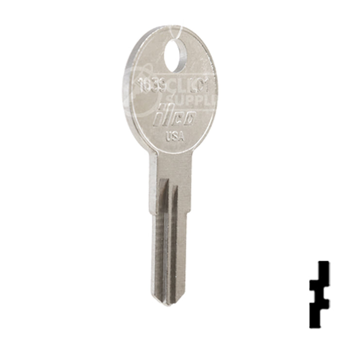 Uncut Key Blank | Larson Doors | 1639, LD1 RV-Motorhome Key Ilco