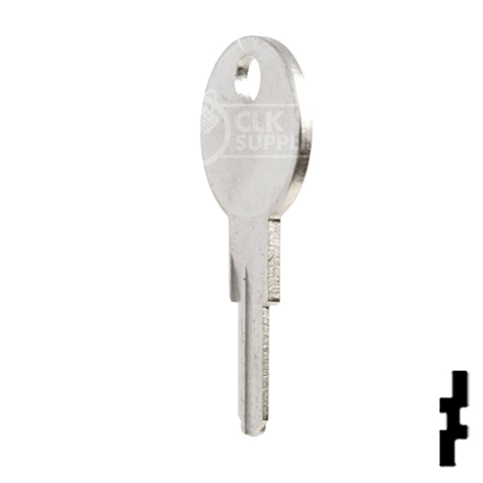 Uncut Key Blank | Larson Doors | 1639, LD1 RV-Motorhome Key Ilco