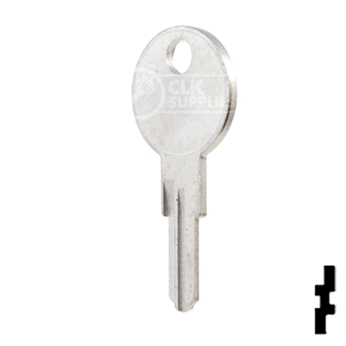 Uncut Key Blank | Larson Doors | 1639, LD1 RV-Motorhome Key Ilco