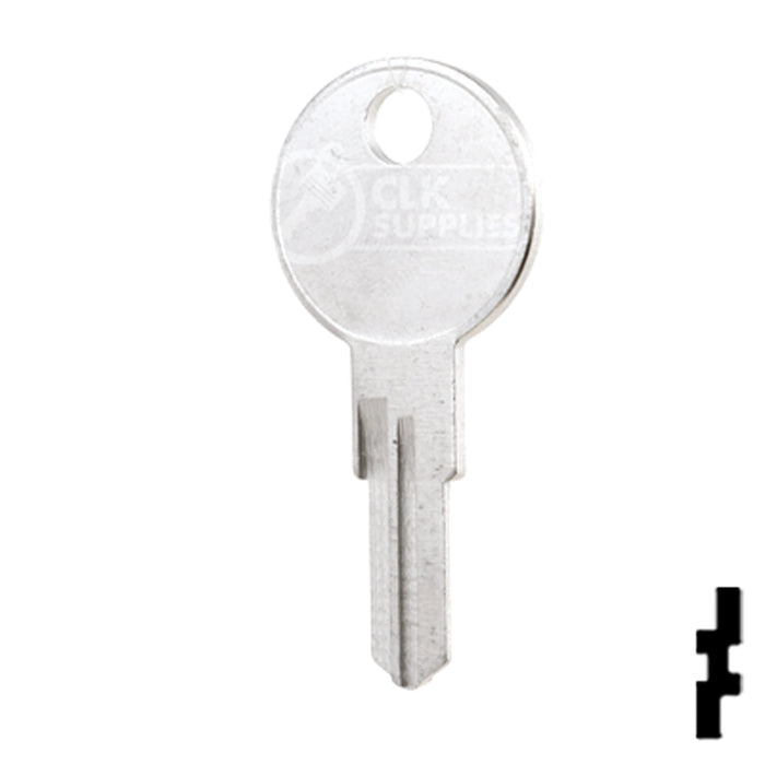 Uncut Key Blank | Larson Doors | 1639, LD1 RV-Motorhome Key Ilco