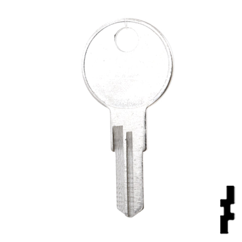 Uncut Key Blank | Larson Doors | 1639, LD1 RV-Motorhome Key Ilco