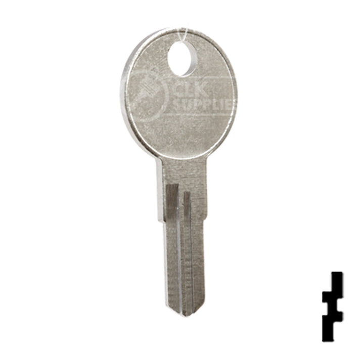 Uncut Key Blank | Larson Doors | 1639, LD1 RV-Motorhome Key Ilco