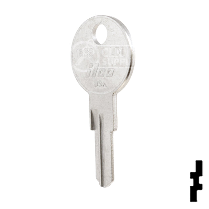 Uncut Key Blank | Larson Doors | 1639, LD1 RV-Motorhome Key Ilco