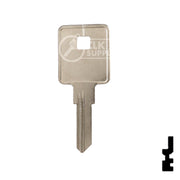 Uncut Key Blank | TriMark | 1602, TM2 RV-Motorhome Key Ilco
