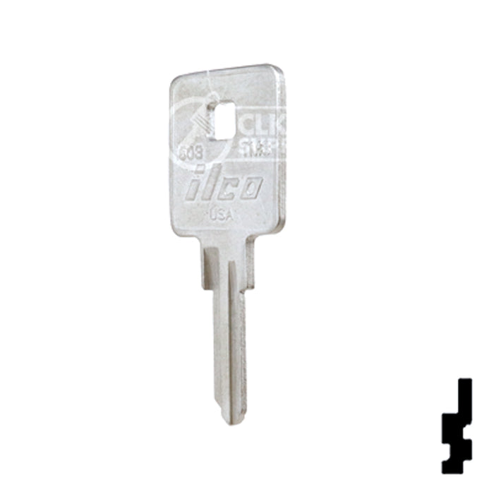 Uncut Key Blank | TriMark | 1603, TM3 RV-Motorhome Key Ilco