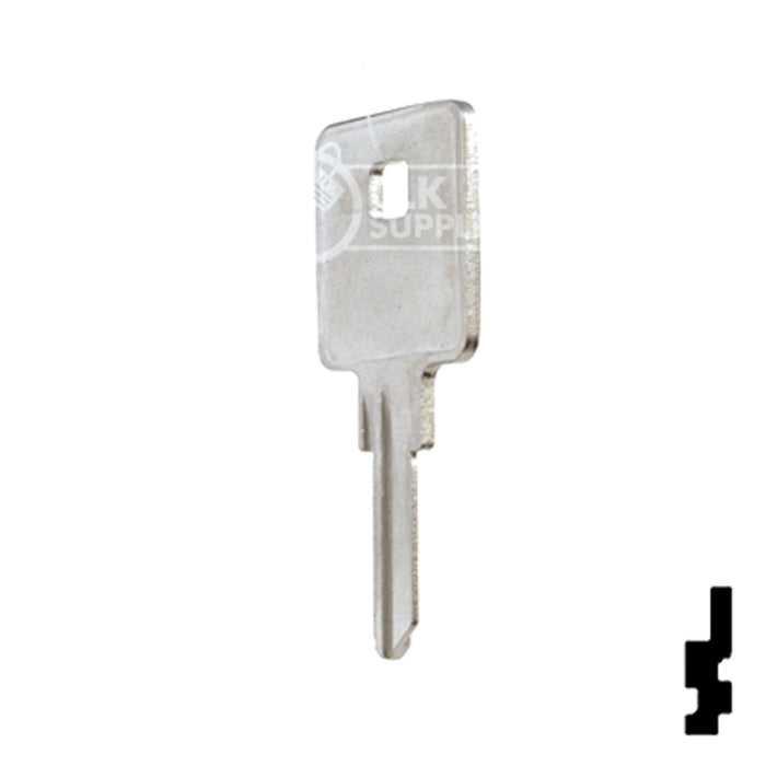 Uncut Key Blank | TriMark | 1603, TM3 RV-Motorhome Key Ilco
