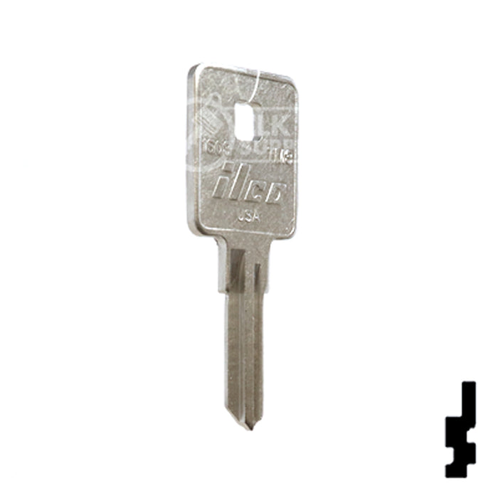 Uncut Key Blank | TriMark | 1603, TM3 RV-Motorhome Key Ilco