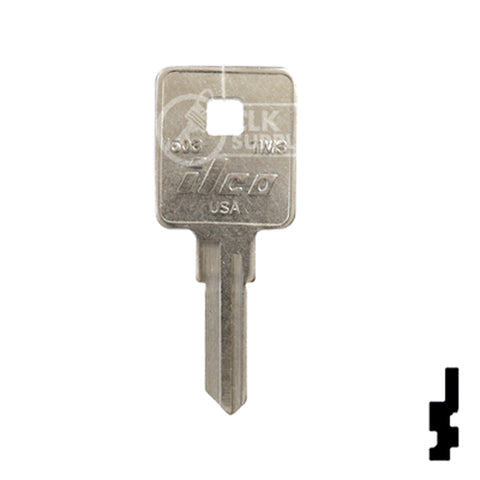 Uncut Key Blank | TriMark | 1603, TM3