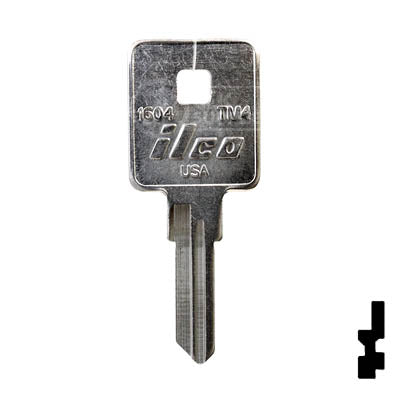 Uncut  Key Blank | Trimark | 1604, TM4 RV-Motorhome Key Ilco