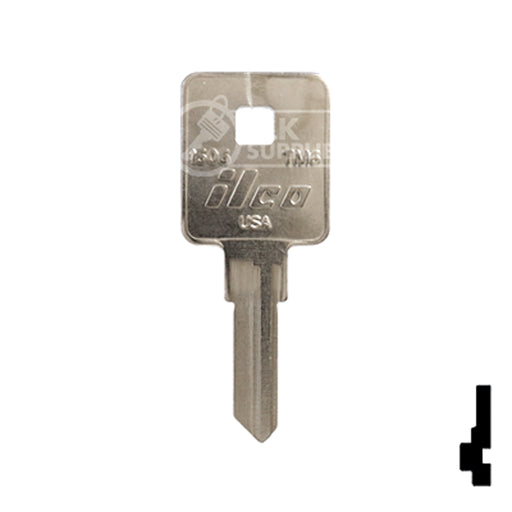 Uncut Key Blank | TriMark | 1606, TM6 RV-Motorhome Key Ilco