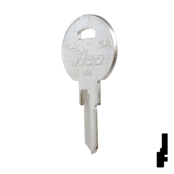 Uncut Key Blank | TriMark | 1608, TM8 RV-Motorhome Key Ilco