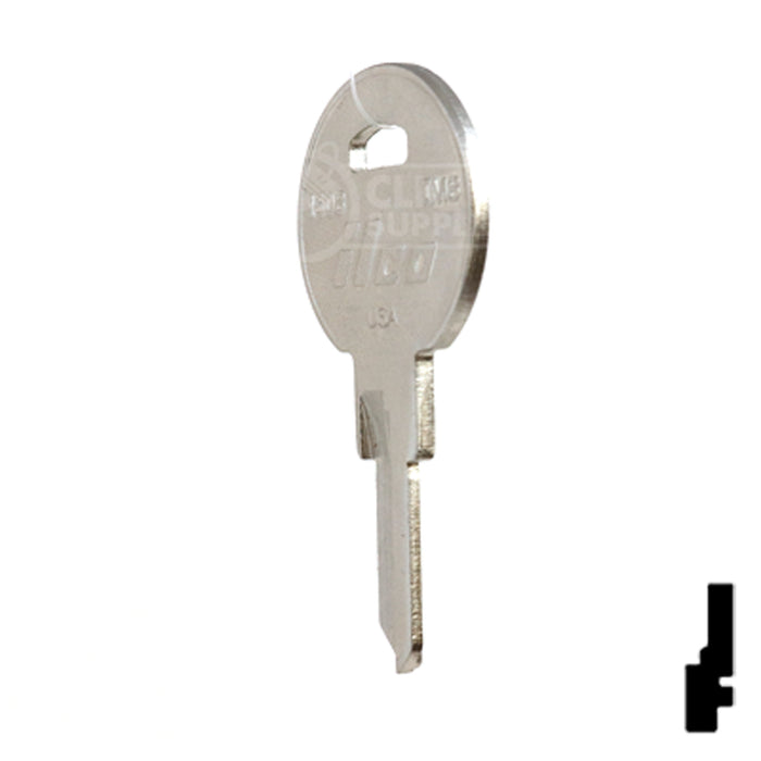 Uncut Key Blank | TriMark | 1608, TM8 RV-Motorhome Key Ilco