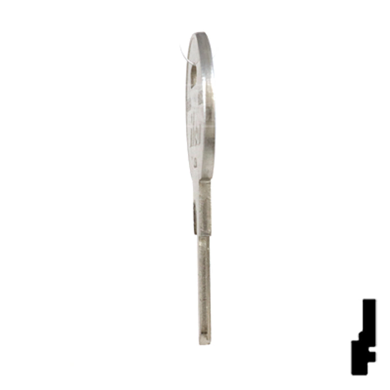 Uncut Key Blank | TriMark | 1608, TM8 RV-Motorhome Key Ilco