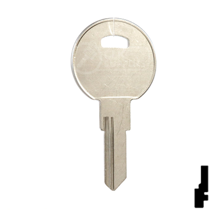 Uncut Key Blank | TriMark | 1608, TM8 RV-Motorhome Key Ilco