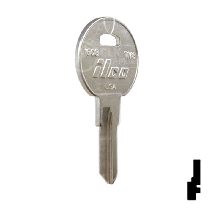 Uncut Key Blank | TriMark | 1608, TM8 RV-Motorhome Key Ilco