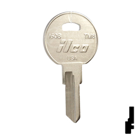 Uncut Key Blank | TriMark | 1608, TM8