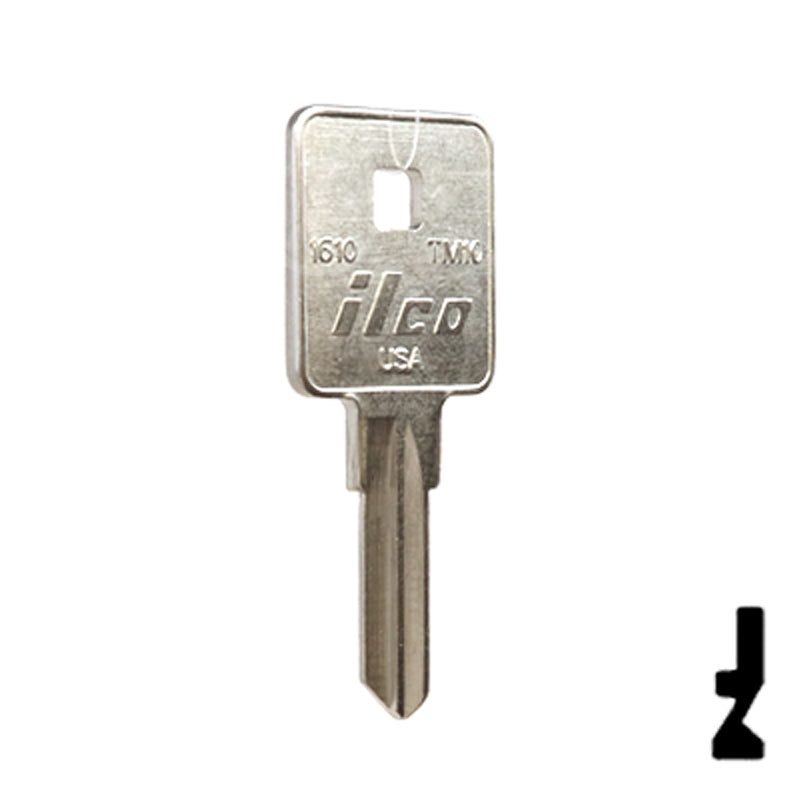 Uncut Key Blank | TriMark | 1610, TM10 RV-Motorhome Key Ilco