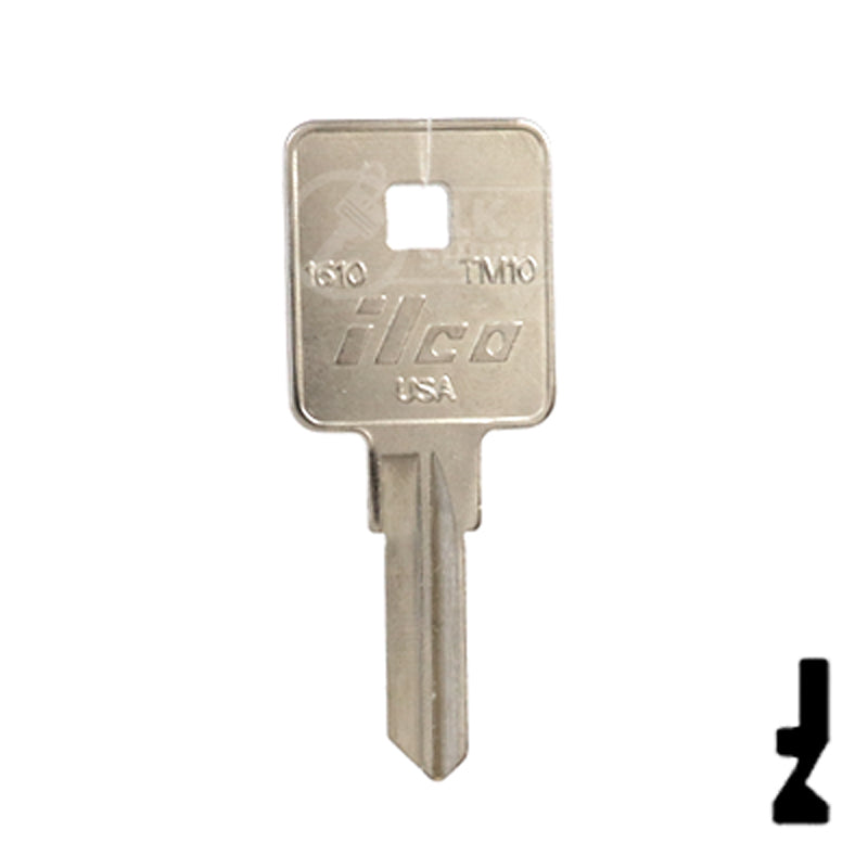 Uncut Key Blank | TriMark | 1610, TM10 RV-Motorhome Key Ilco