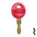 Uncut Key Blank | Trimark | 1622, KS201, 2P Master (Red) RV-Motorhome Key TriMark