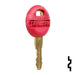 Uncut Key Blank | Trimark | 1622, KS201, 2P Master (Red) RV-Motorhome Key TriMark