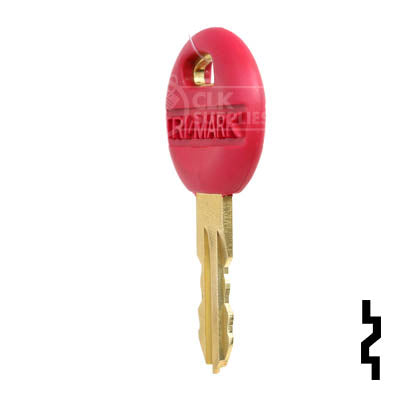 Uncut Key Blank | Trimark | 1622, KS201, 2P Master (Red) RV-Motorhome Key TriMark