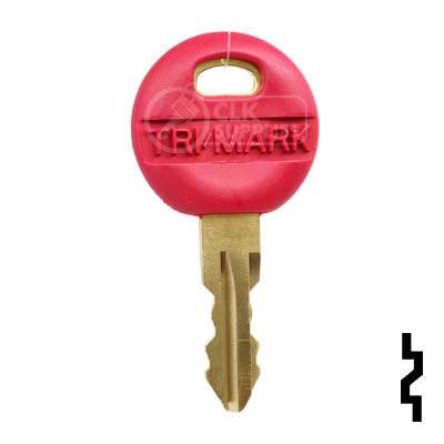 Uncut Key Blank | Trimark | 1622, KS201, 2P Master (Red) RV-Motorhome Key TriMark